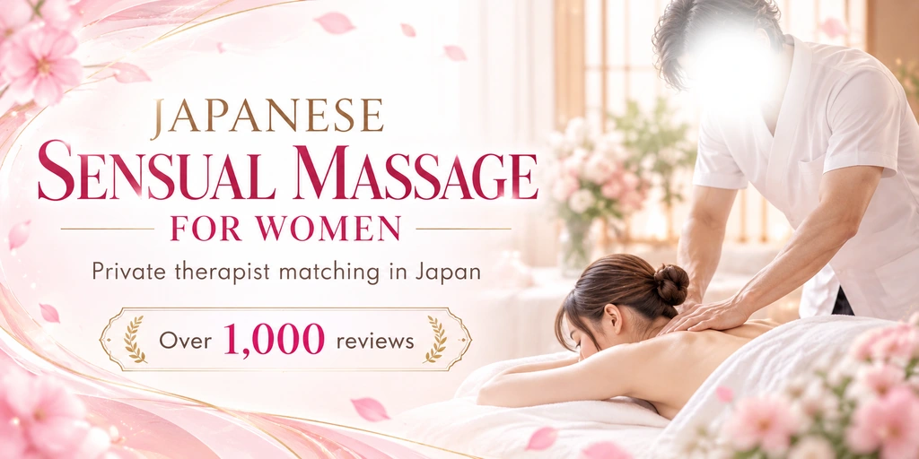 Japanese sensual massage for women. Private therapist matching in Japan. Over 1,000 reviews.